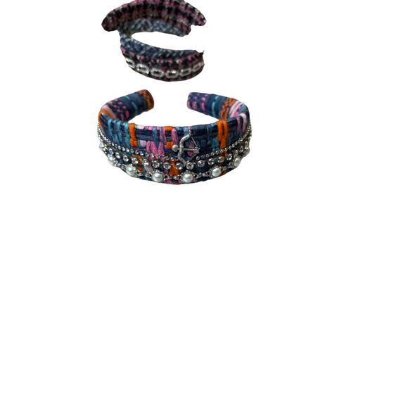 Minime Paris, Handmade Multiple Color 3 Row Headband main image 8